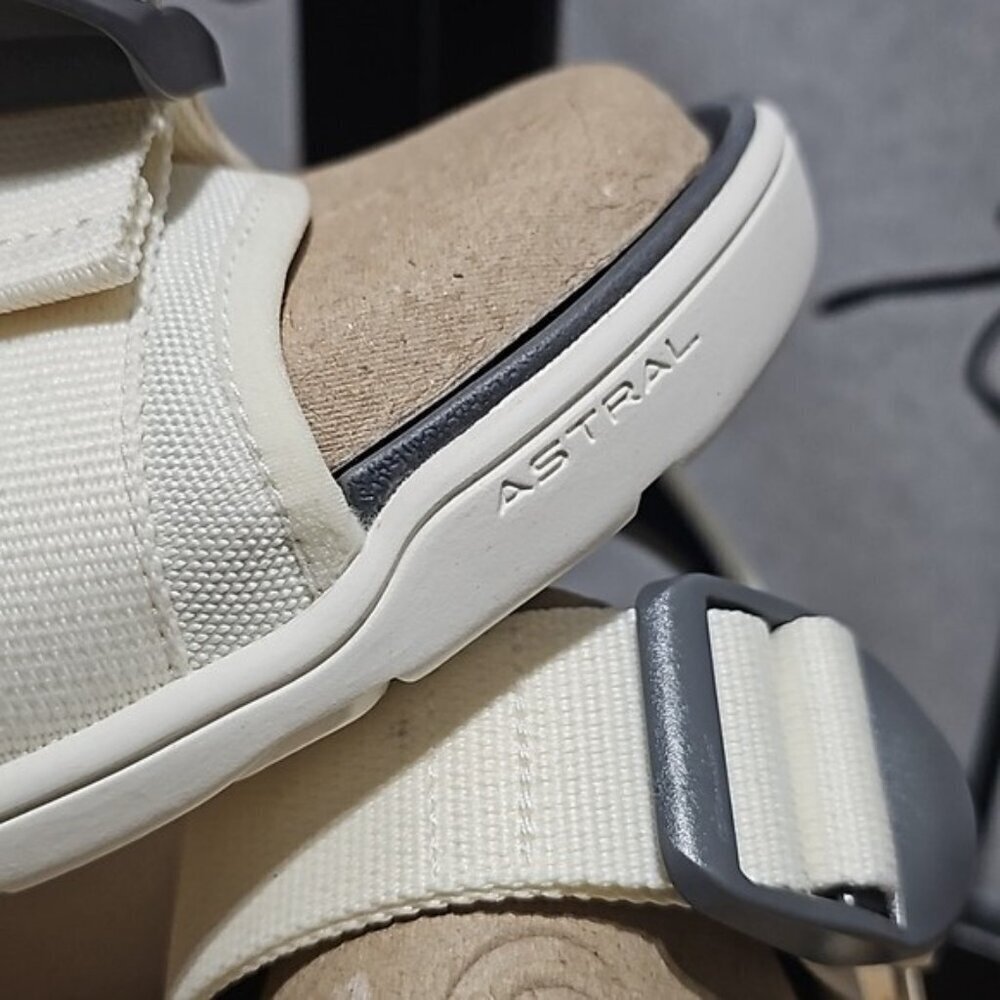 Astral Webber Cream & Gray Sandals Size 9 New - Picture 6 of 10